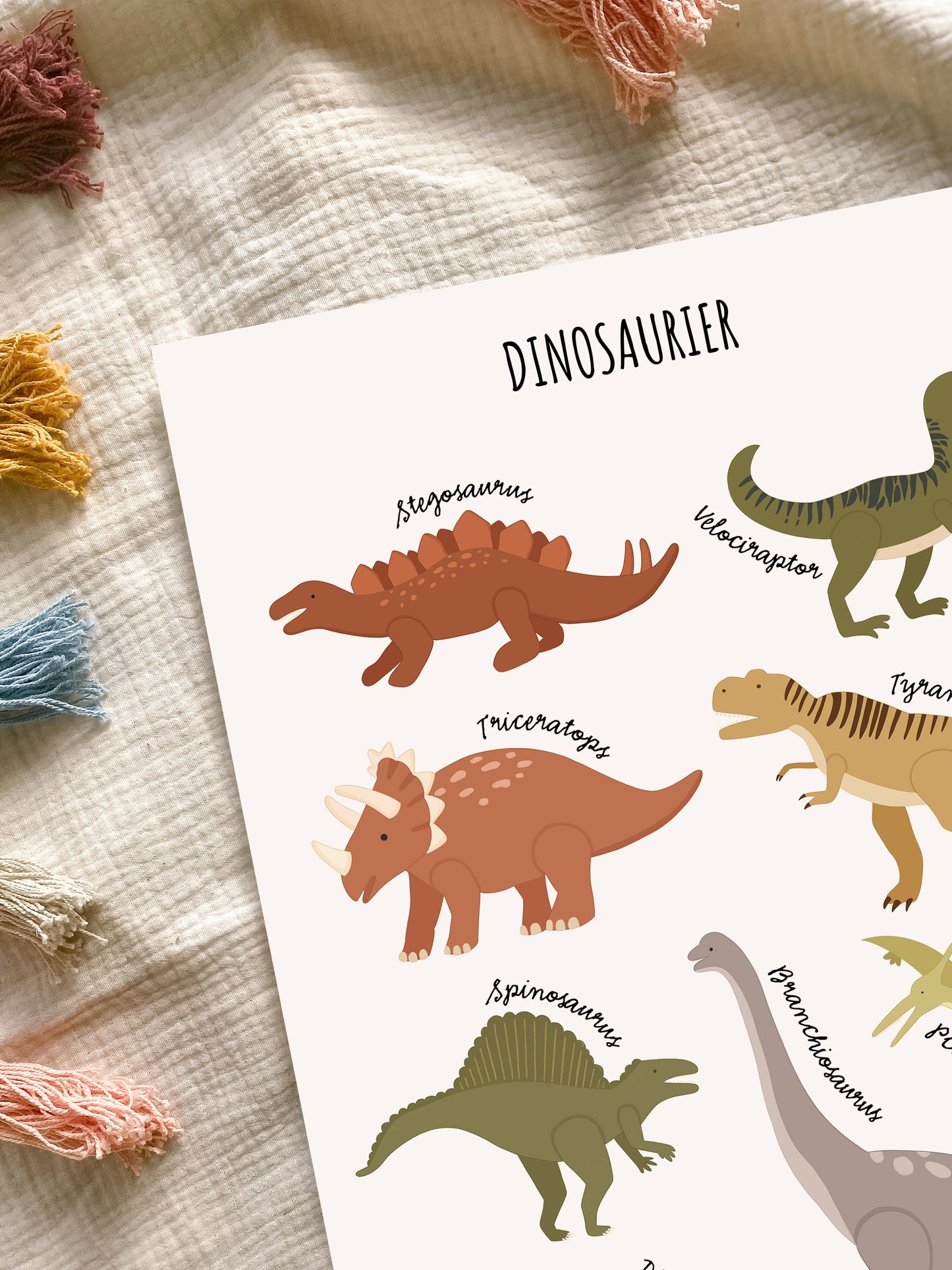 Dinosaurier Poster - Lernposter