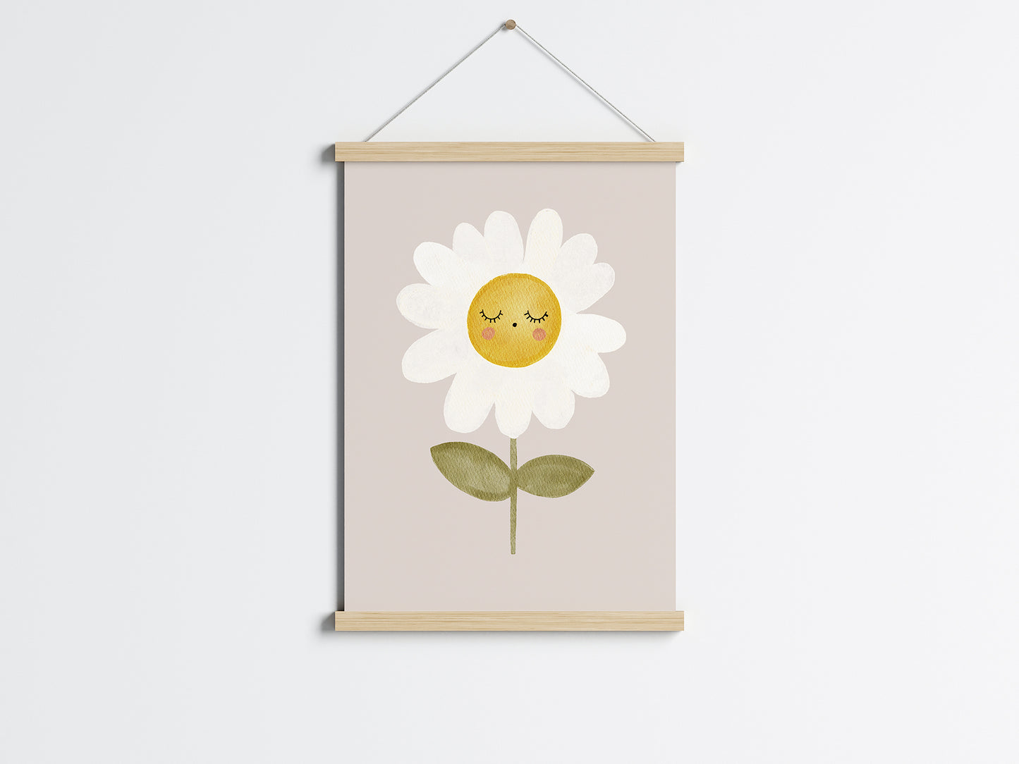 Poster mit Gänseblümchen