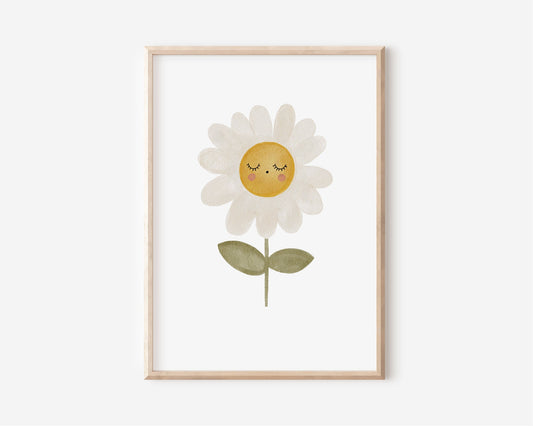 Poster mit Gänseblümchen