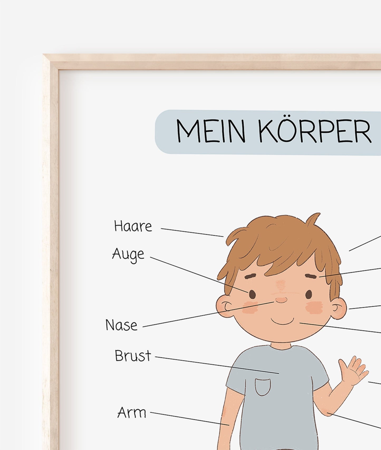 Poster Mein Körper