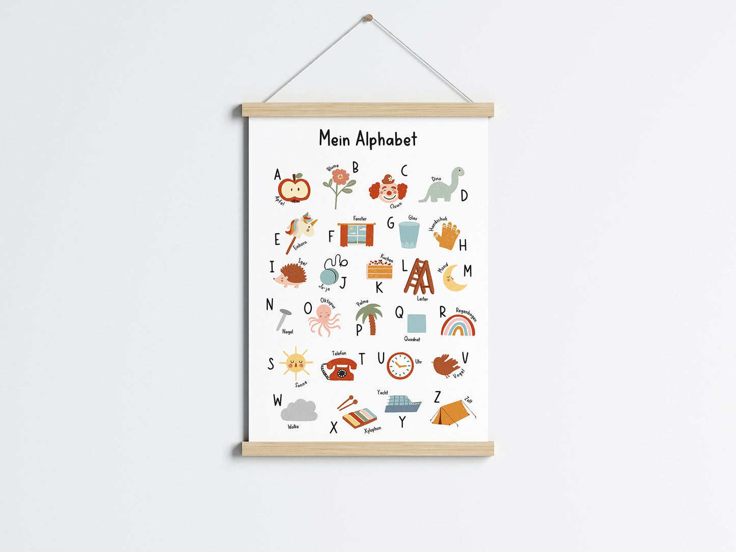 Alphabet Poster für Kinderzimmer