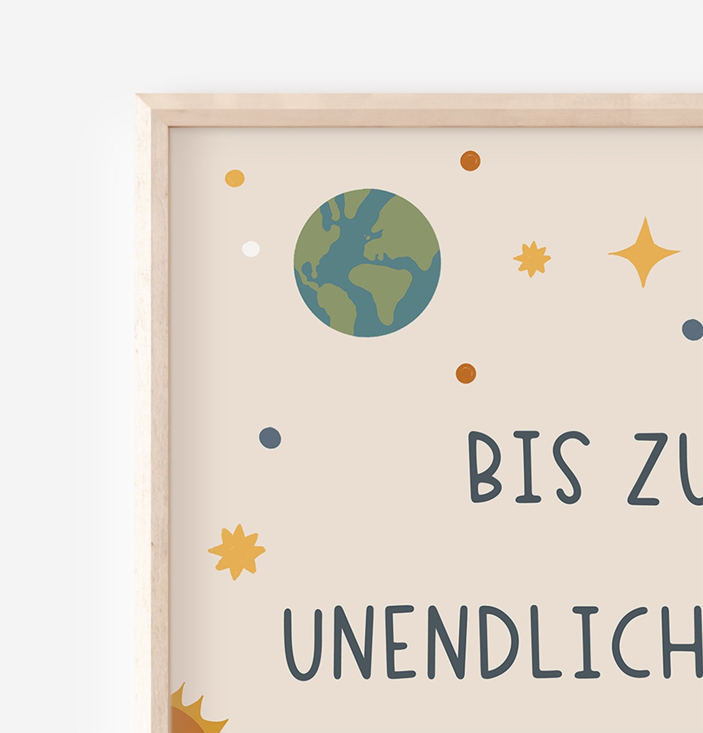 Poster Bis zur Unendlichkeit