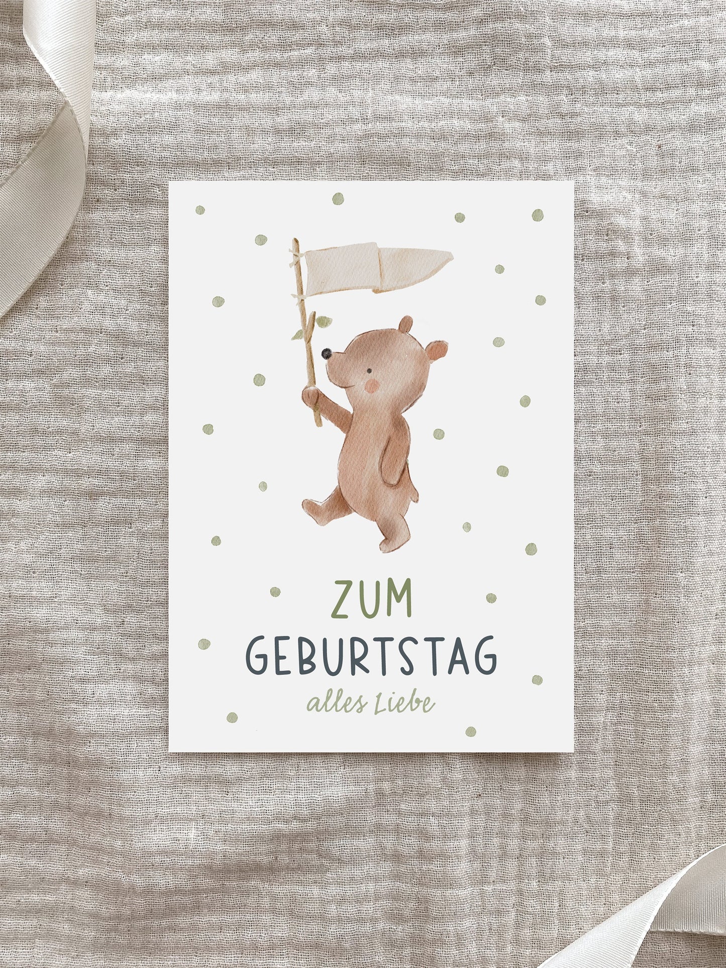 Postkarte Zum Geburtstag A6