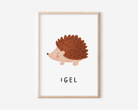 Süßes Igel Poster