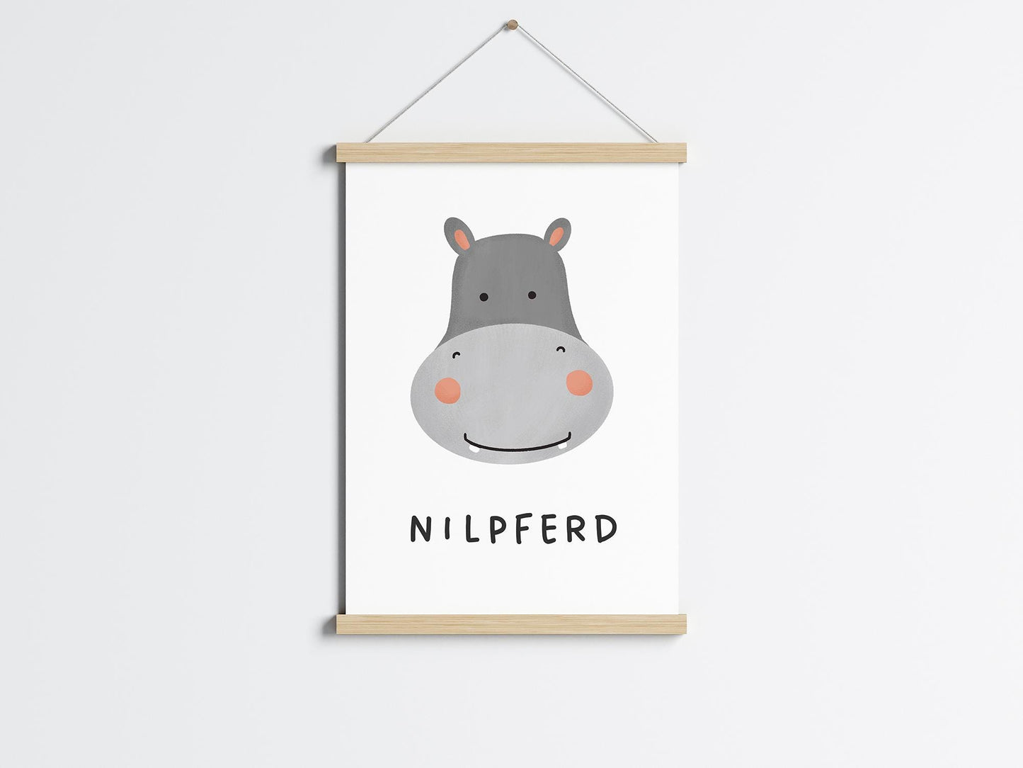 Nilpferd Poster