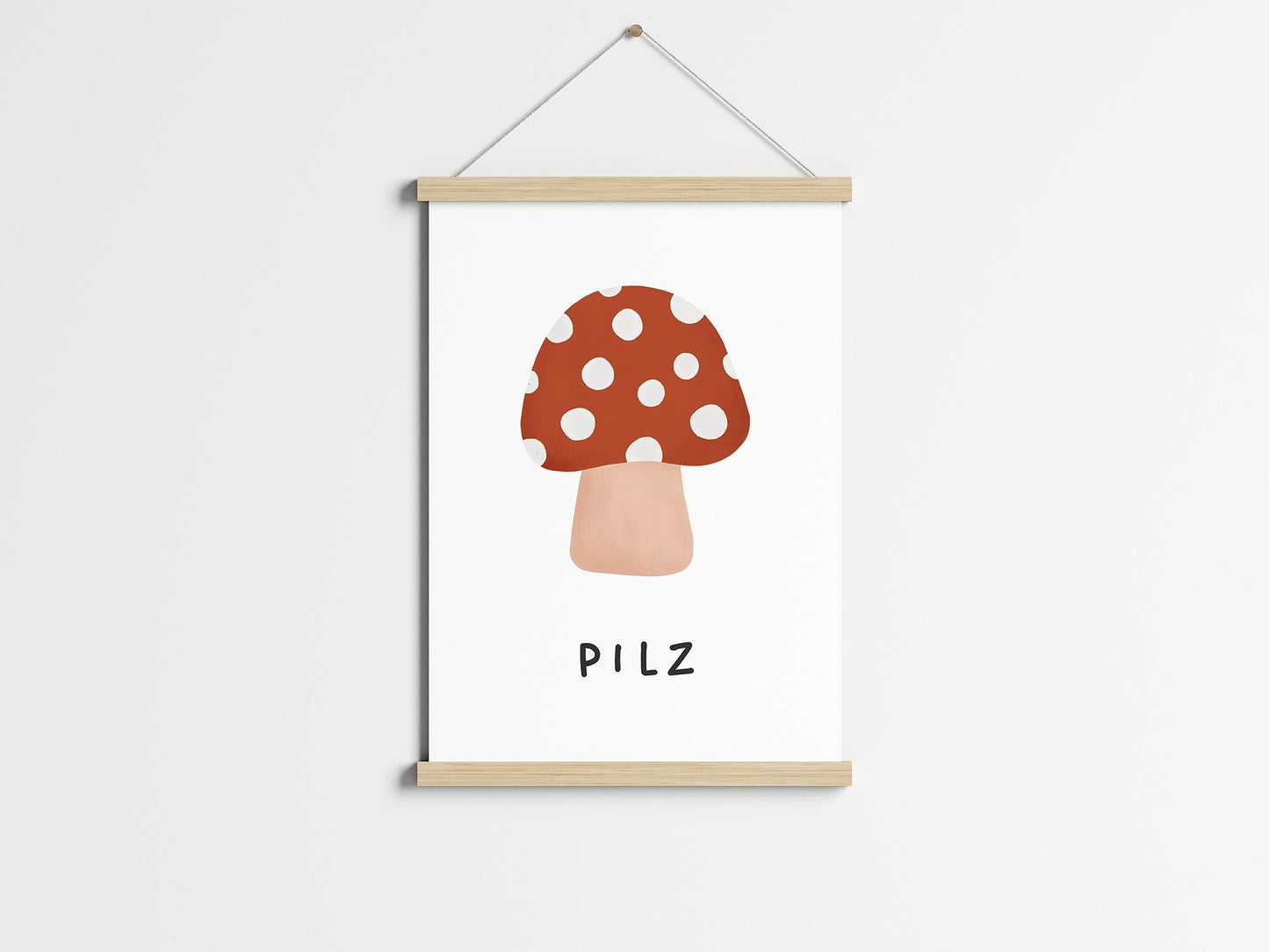 Niedliches Pilz Poster