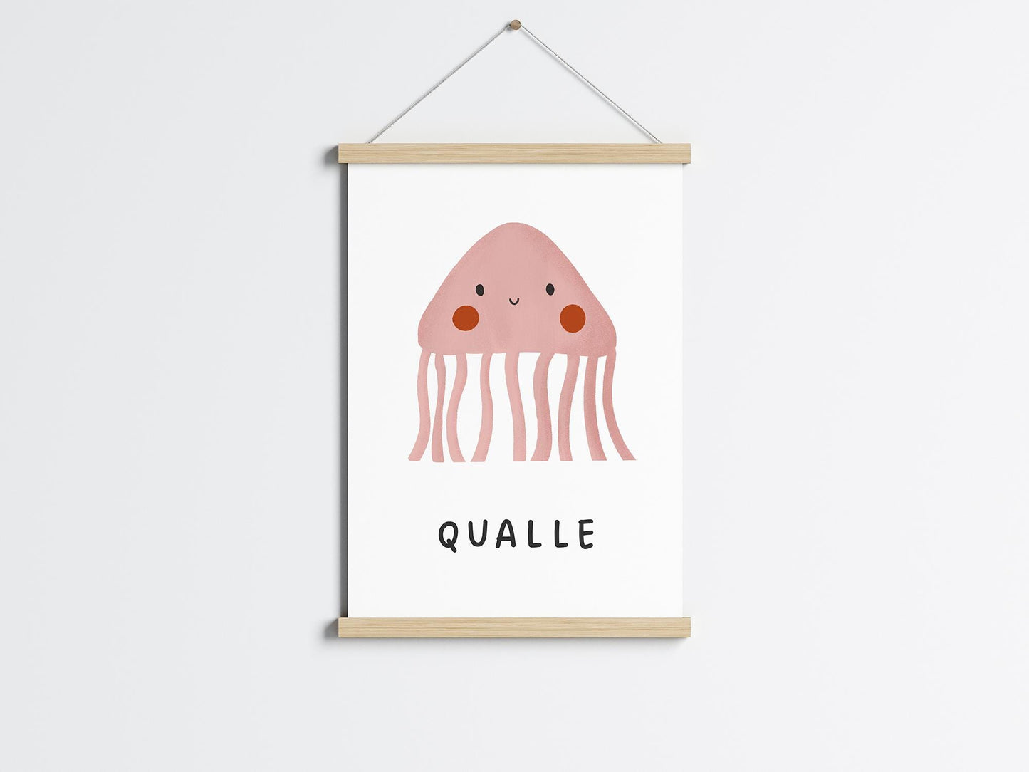 Niedliches Qualle Poster