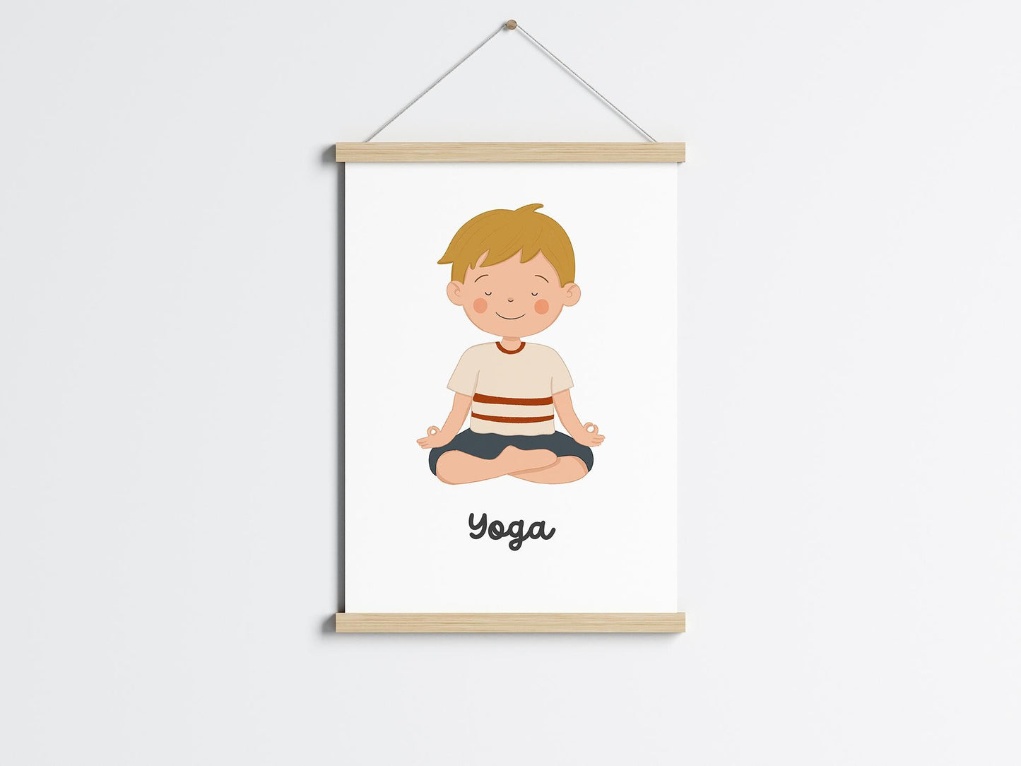 Niedliches Yoga Poster