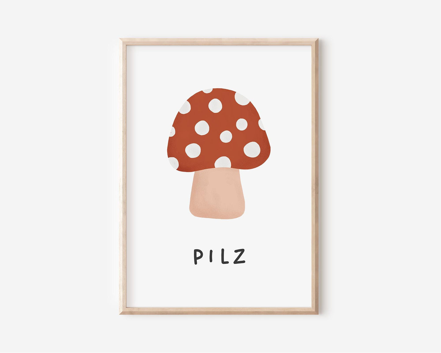 Niedliches Pilz Poster