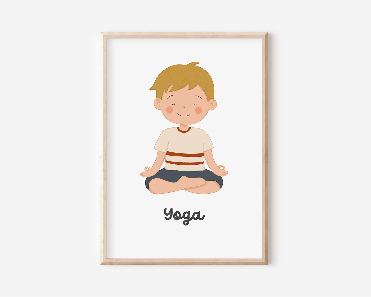 Niedliches Yoga Poster