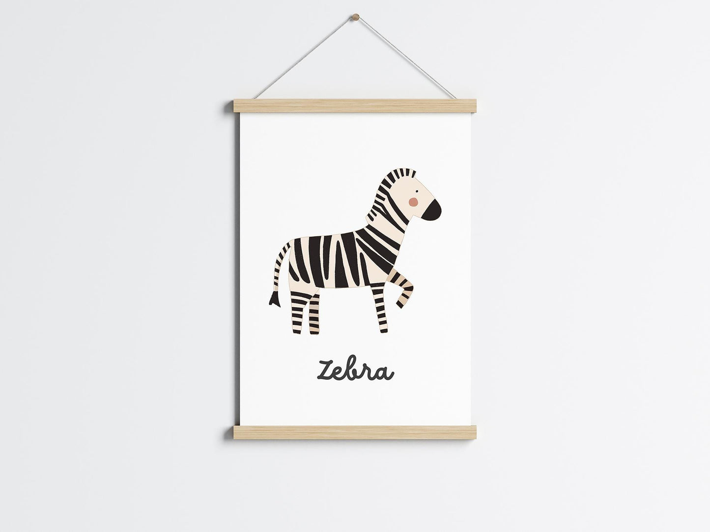 Niedliches Zebra Poster