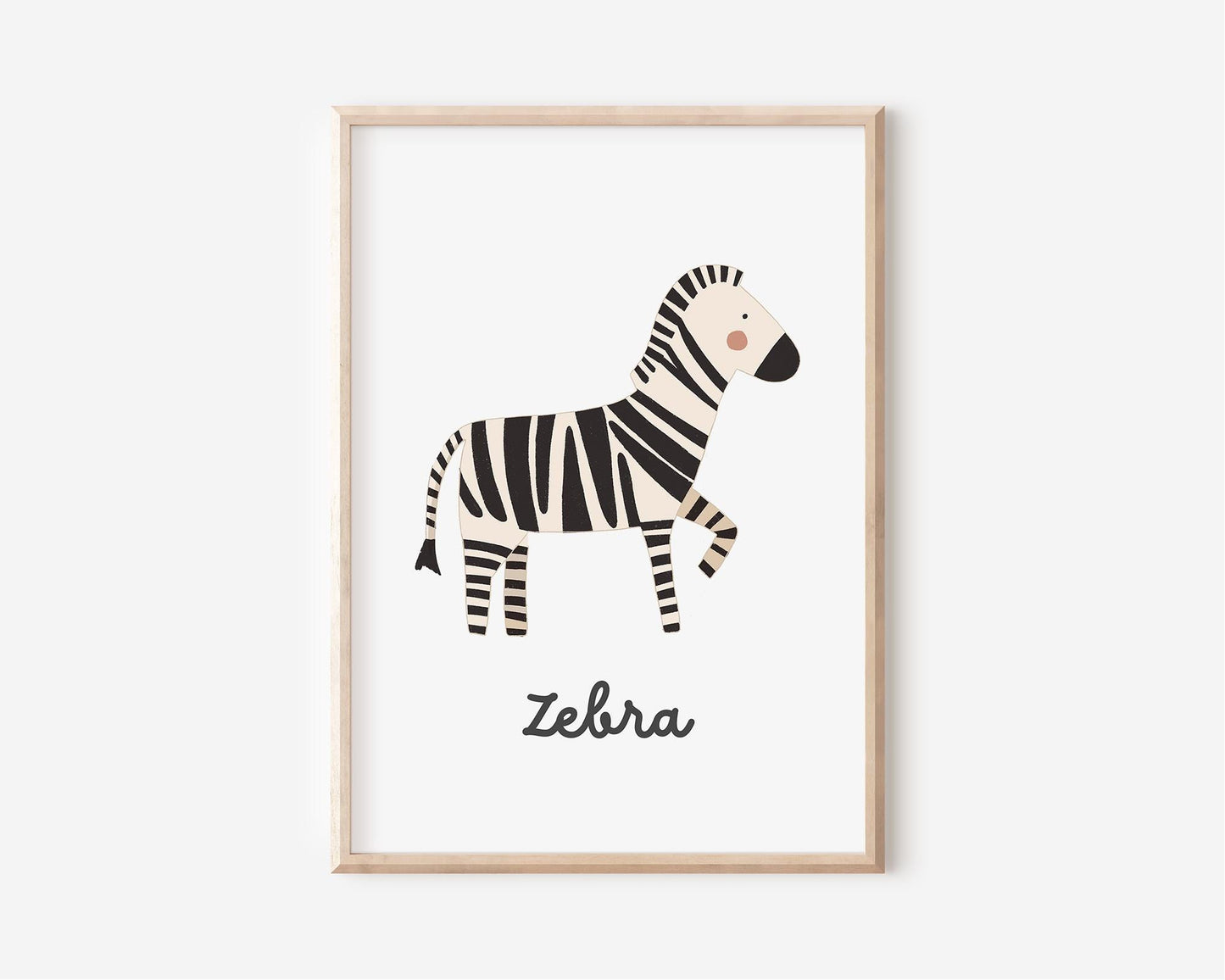 Niedliches Zebra Poster